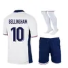 2024 2025 Koszulki piłkarskie Bellingham Bellingham 24 25 Drużyna narodowa Toone Football Shirt White Kane Sterling Rashford Sancho Grealish Men Kit