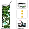 20OZ Water Cup Eco-friendly Double Layer Stainless Steel Insulated Tumbler with Straw Thermos for Home Kitchen Drinkware