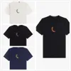 Fred Polo Perry Men Designer T-Shirt أعلى جودة فاخرة الأزياء Polos Summer FP New Mens New Cotton Cotton Short Sleeve Bunder Round T-Shirt Minimalist