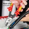 Cutter de câble isolé Laoa 1000V Électricien Princer des pinces à amortir outil de décapage de fil VDE Ciseaux 240415