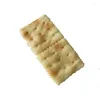 Decoratieve bloemen simulatie koekjes speelgoed kunstmatige koekje decor soda crackers model modellen pvc food nep cookies 10 st/lot