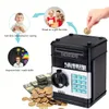 Elektronische Piggy Bank Automatische mini Safe Coins Cash Saving Money Doos Wachtwoord Teller Code Key Lock Coin Bank ATM Child Cadeau 24042222