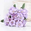 Dekorativa blommor Faux Flower Branches Elegant Artificial Begonia Branch For Home Wedding Party Decor Crabapple Floral Arrangement