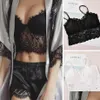 Camisoles Tanks y Womens Sleeveless Eyelash Lace Lingerie See-through Padded Vest Cloghet Push Up Bra Tank Tops Bralette Cami Crop To2 Otvso
