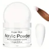 Líquidos Clear White Pink Acrylic Polvo 120 g Polímero de uñas acrílicas para extensión de uñas francesas sin necesidad de lámpara de lámpara