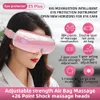 4D Electric Eye Massager Compress Presión de la bolsa de aire Vibración Massaje Atención del instrumento Alivio Fatiga Mejorar el sueño 240424