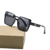 Luxe gloednieuwe dames zonnebrillen Universele vierkante zonnebril Mode brief D Buiten veelzijdige bril