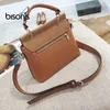 Sacs à bandoulirs Bisonjs Brands Brands et sacs à main Sac de créateur en cuir Frost Femmes Crossbody Strap Slinom Slinge Mini Totes