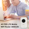 4G LTE Router sem fio Wi -Fi 2100mAh Spot Mobile com SIM Card Slot Pocket Wi -Fi 150ms para viagens ao ar livre 240424