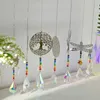 Decorazioni da giardino Crystal Suncatcher Cambino a vento CHIME HANDBOW CHASER GARDAR OUTDOOR ORNNGING ORNNY DECORAZIONI DELLA CASA