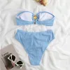 Set Shell Sexy Bikinis 2023 Femmes Swimwear Female Swimsuit Swim Wear Trots Bathing Filles Brésilien Bikini Set Beachwear Pool Bather