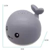 Baby Bath Toys Spray Water Bath Toys Whale Kształt LED Light Lekka zraszacza z lekką muzyką automatyczne indukcja