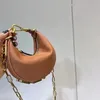 Moda Women Bolsa Lettet F Bag de Designer Bolsa de Luxúria Bolsa de ombro de Chain Letras Bolsas Vibe Ava Designer Graphy Ins Tote Mini Bacs