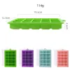 Outils 15 Boîte de moule à glace de grille Silicone Ice Cube Square Bray Moule Diy Bar Pub Blocs Ice Ice Maker Maker Model Kitchen Tools