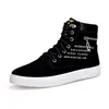 Casual schoenen mannen sneakers 2024 lente high-top schoenmode student canvas keten trend bord gevulkaniseerd