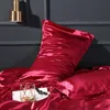 2X European Style Silk Beauty Pillowcases Silk Pillowcases Ice Silk Pillowcase Covers 48 * 74cm Wholesale Envelope Model 240415