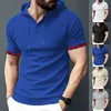 デザイナーシャツ刺繍腕帯域メンズシャツ夏の綿クルーネックアンダーシャツカジュアルルーズ半袖