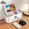 Bins Power Strip Box Outlet Multi Socket Wire Management Case Charger Cable Cover Bureau Verbergen opslaghouder Office Home Organizer