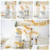 Present Wrap Presents Bags Cookie Santa Candy Box Packaging Juldekorationer år Present FY5641 B1022 Drop Delivery Home Garden F DHDGY