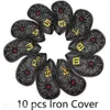 Golf Iron Headcover 3-9PSA Club Head Cover Stickerei Nr. Case Sport Golf Trainingsausrüstung Accessoires 10pcs/Set 620