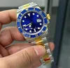 41mm Water Resistant Watches Men Automatic Cal.3235 Men's Watch Vs Maker Yellow Gold VSF Blue Black 904L Steel 126613 Eta Dive Sport Ceramic Wristwatches