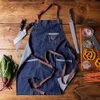 Premium Quality Professional Chefs Kitchen Apron - Duurzaam, stijlvol en functioneel kookschort voor mannen en vrouwen - Verstelbare riemen en zakken inbegrepen