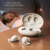 ヘッドフォンワイヤレスBluetooth Sleep Earbuds Mini Tiny Small Invisible Invisible Invisible Bass Stereo Sound Soft ear Buds Hiddeneadphones with Mic