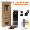 Tragbare Espresso -Kaffeemaschine 2in 1 Fit Nespresso -Kapselpulver wiederaufladbarer Elektromauter für Autoreisen 240423