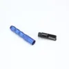 Smooth Shop Metal Pipe Pipes Cigarette Ice -Blue Color Bamboo Vessel Straight Smoke Kit Bongs