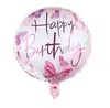 Décoration de fête de haute qualité 18 pouces joyeux anniversaire ballon en aluminium ballons en aluminium Hélium balles mylar pour jouets sn2980