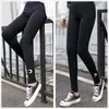 Frauen Jeans 2024 Herbst -Leggings mit kleinen Füßen cooler Sportstil Ulzzang Hosen hohe Taille erscheint dünn
