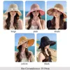 Weitkrempeln Hats Bowknot Sun Hut Mode Sonnenschutzmittelschutz UV Fischer Sommer Sommer