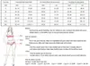여성 비치웨어 3 조각 세트 푸쉬 업 비키닐 론 슬리브 메쉬 스무크 스록 그레이 블루 헬로 푸리 핀 크로스 수영복 240417