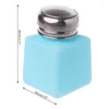 Lagringsflaskor Portable Push Down Dispenser Bottle Plastic Square Press Pumping One For Touch Remover Empty 2 Col