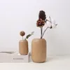 Vasen Japaner im japanischen Holz getrocknete Blume Vase Ins Crafts Home Decorations