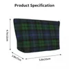 Sacchetti cosmetici Viaggiano orologio nero antico originale scozzese scozzese sacca da toeletta kawaii organizzatore per il kit di kit dopp per le donne