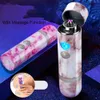 Ny Creative Massager Lighter Present Box Packaging Multi-Function lättare USB Lighter Arc Fascia Gun Massage Two-in-One