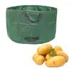 Storage Bags 63 Gallons Lawn Garden Reusable Standable Trash Containers Deciduous Leaves Garbage Bag Collection