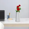 Вазы цветочный ваза легкий роскошный хранение из нержавеющей стали серебряный цвет гостиная простая орнамент на рабочем столе домашний декор