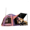 Tält och skydd planet Uppblåsbar sfärisk tält takfönster tittar gardin sammankopplad utomhus camping solskyddsmedel