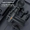 USB Charge Mini Fascia Gun Intelligent Massage Muscle Relaxation Fitness Equipment 240422