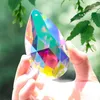 Estatuetas decorativas arco -íris prisma de cristal gota pendurada suncatcher lustres