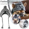 Hundebekleidung Haustierhut Winter warme Hüte dekorativ für Hunde Dekoration Lieferungen Kleidungszubehör M8R3
