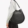 Sac Fashion Scrub Cuir Splicing Saddle's Women's Breather Designer Semiccle Women Handbag Handbag Tote Tote Purse