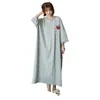 Home Kleding Dame Night Robe Soft Anti Pilling Stripes Patroon Vriendelijk voor Skin Vrouwen Zomer Nachtjarig bestaan vrouwelijk kledingstuk