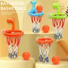 Baby Bad Spielzeug Baby Bad Ball Spielzeug Wurf Korbspielzeug Kleinkind Badewanne Wasser spielen Sommerpool Toyset Mini süßer kleiner Dinosaurier Basketball