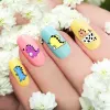 Konst BeautyBigbang Söt dinosaurie Nagel Stamping Plate Djur Mönster Nagelkonst Bildmall Utskrift Stencils Manicure Tools Tools