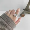 Band Rings Xiyanike Womens Engagement Ring Fashion Irregular Geometry Handmade Jewelry Valentines Day Gift Q240427