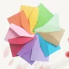 Geschenkwikkeling 30 stcs kleurrijke mini -enveloppen bankopslagtas Brights kleur lidmaatschapskaarten (willekeurige kleur)