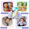 GLOW GARDES 25cm Bear Polar LED Light Plux Polling Bulling Doll White Farmed Animaux Jetez des oreillers pour les cadeaux d'anniversaire de fille enfants 240420